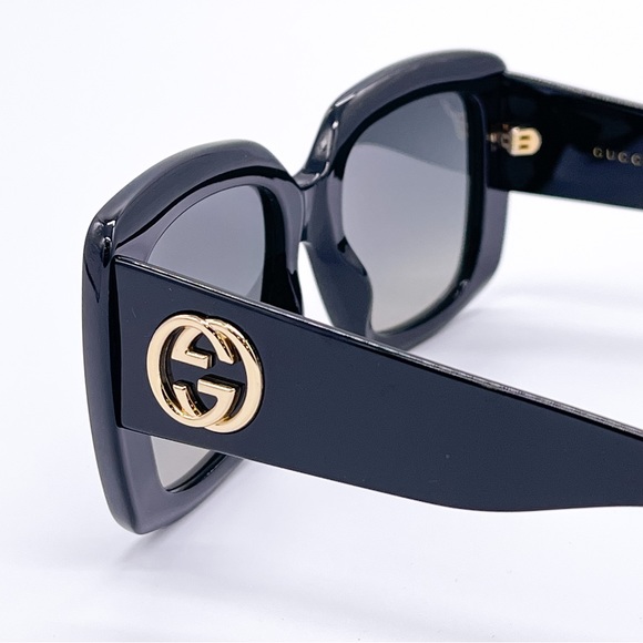 NEW GUCCI GG0141SN 001 SQUARE WOMEN SUNGLASSES GUCCI - Picture 5 of 10